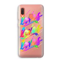 Loves: Samsung Galaxy A20e Transparant Hoesje
