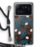 Kokosnoot roze: Xiaomi Mi 11 Ultra Transparant Hoesje met koord