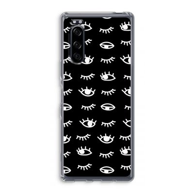 Eye pattern #3: Sony Xperia 5 Transparant Hoesje