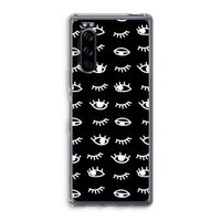 Eye pattern #3: Sony Xperia 5 Transparant Hoesje