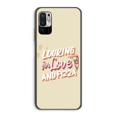 Pizza is the answer: Xiaomi Redmi Note 10 5G Transparant Hoesje