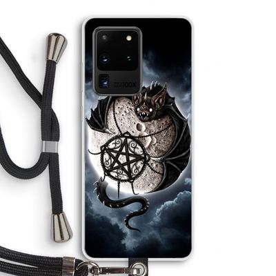 Volle maan: Samsung Galaxy S20 Ultra Transparant Hoesje met koord