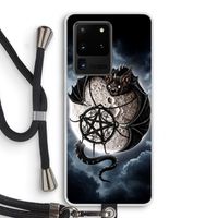 Volle maan: Samsung Galaxy S20 Ultra Transparant Hoesje met koord