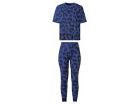 esmara Dames pyjama (XS (32/34), Luipaard/blauw)