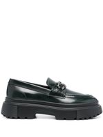 Hogan mocassins 40 mm en cuir - Vert