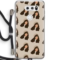 Bonjour mon amour: LG V30 Transparant Hoesje met koord