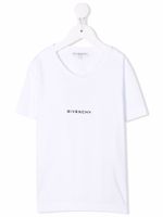 Givenchy Kids t-shirt à logo brodé - Blanc