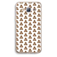 Poop emoji: Samsung Galaxy J3 (2016) Transparant Hoesje