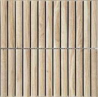 Mozaïek tegels Piano Kitkat Fingers Grenenhout Mat 29,6x29,9 - Rechthoek Wandtegels Geglazuurde porseleinen steengoed