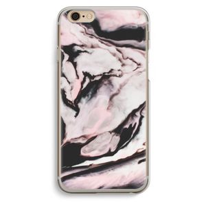 Roze stroom: iPhone 6 / 6S Transparant Hoesje