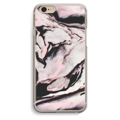 Roze stroom: iPhone 6 / 6S Transparant Hoesje