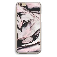 Roze stroom: iPhone 6 / 6S Transparant Hoesje