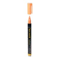 Oranje krijtstift ronde punt 1-2 mm - thumbnail