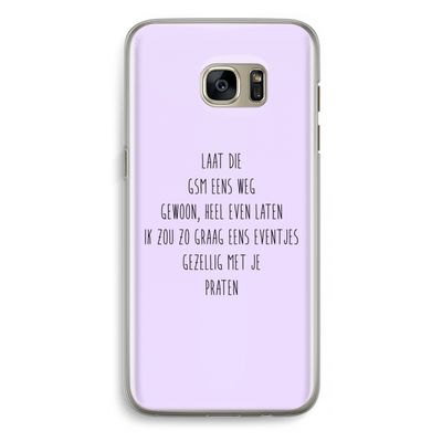 GSM: Samsung Galaxy S7 Edge Transparant Hoesje