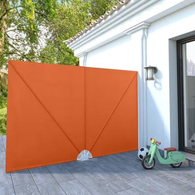 Terrasscherm inklapbaar 300x200 cm terracottakleurig