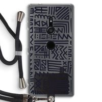 Marrakech print: Sony Xperia XZ2 Transparant Hoesje met koord