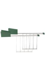 Alessi lot de deux grilles à design plissé - Vert