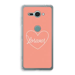 Forever heart: Sony Xperia XZ2 Compact Transparant Hoesje