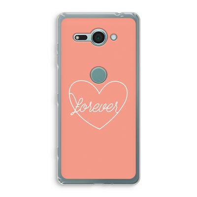 Forever heart: Sony Xperia XZ2 Compact Transparant Hoesje