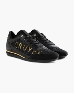 Cruyff Vanenburg Sneakers Heren Zwart/Goud - Maat 36 - Kleur: Zwart | Soccerfanshop
