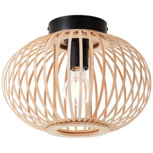 Brilliant Houten plafondlamp Enca Ø 30cm 92859/09