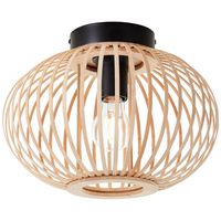 Brilliant Houten plafondlamp Enca Ø 30cm 92859/09