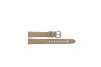 Horlogeband Armani AR6032 Leder Beige 14mm