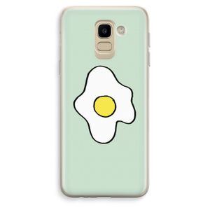 Spiegelei: Samsung Galaxy J6 (2018) Transparant Hoesje