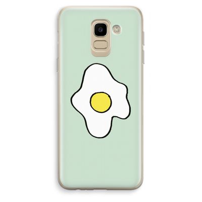 Spiegelei: Samsung Galaxy J6 (2018) Transparant Hoesje