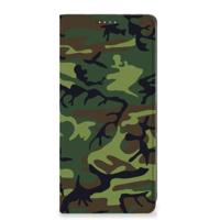 OPPO A54 5G | A74 5G | A93 5G | Hoesje met Magneet | Army Dark