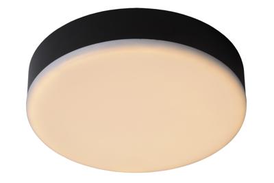 Lucide CERES-LED - Plafonnière Badkamer - Ø 21,5 cm - LED Dimb. - 1x30W 3000K - IP44 - Zwart Lucide CERES-LED - Plafonnière Badkamer - Ø 21,5 cm - LED Dimb. - 1x30W 3000K - IP44 - Zwart