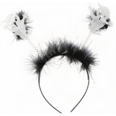 Arti Casa Diadeem Halloween Spook Kunststof Zwart/wit