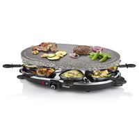 Princess 162720 Raclette 8 Oval Stone Grill Party - thumbnail