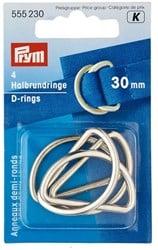 Prym D-Ringen Zilver Mat