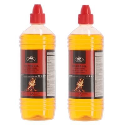 Fancy Flames Bio Aanmaakgel - 2x - 1 liter - aanmaak gel - vuurstarter