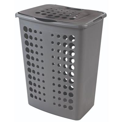 Curver victor wasmand met deksel 60l antraciet