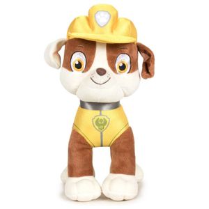 Pluche Rubble Paw Patrol Classic New Style knuffel hondje 27 cm