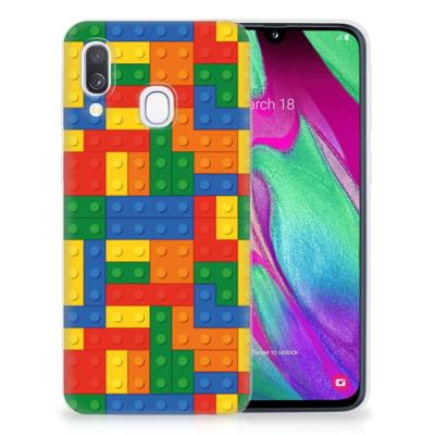 Samsung Galaxy A40 | TPU bumper | Blokken