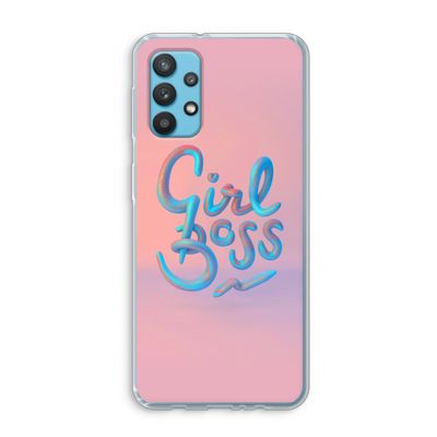 Girl boss: Samsung Galaxy A32 4G Transparant Hoesje