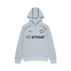 Touzani Angora Hoodie Kids Lichtblauw Zwart Wit