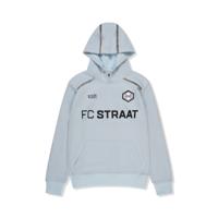 Touzani Angora Hoodie Kids Lichtblauw Zwart Wit