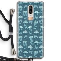 Kwallie: OnePlus 6 Transparant Hoesje met koord