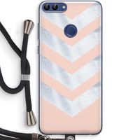 Marmeren pijlen: Huawei P Smart (2018) Transparant Hoesje met koord