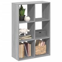 Kamerscherm / boekenkast 69,5x29x103,5 cm hout grijs sonoma