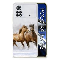 Xiaomi Poco X4 Pro 5G | TPU Hoesje | Paarden