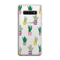 Sanseveria: Samsung Galaxy S10 4G Transparant Hoesje