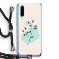 Love your petals: Huawei P30 Transparant Hoesje met koord