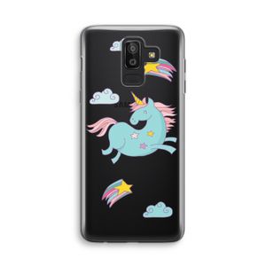 Vliegende eenhoorn: Samsung Galaxy J8 (2018) Transparant Hoesje