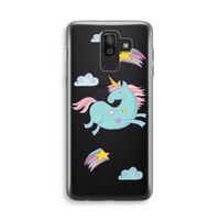 Vliegende eenhoorn: Samsung Galaxy J8 (2018) Transparant Hoesje