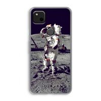 Spaceman: Google Pixel 4a Transparant Hoesje Spaceman: Google Pixel 4a Transparant Hoesje